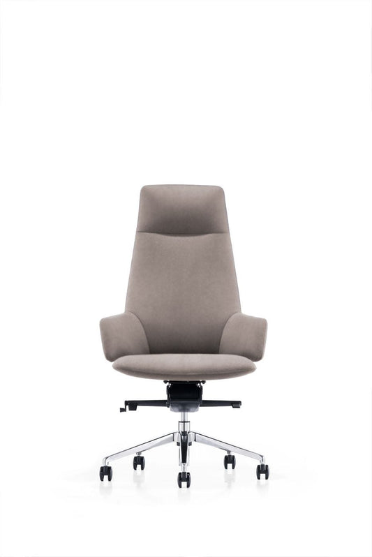 Modrest Gates - Modern Grey High Back Executive Office Chair