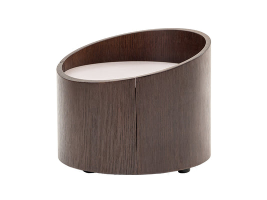 Modrest Geneva - Modern Brown Oak Nightstand