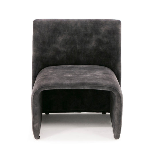 Modrest - Modern Jarvis Accent Dark Grey Fabric Chair
