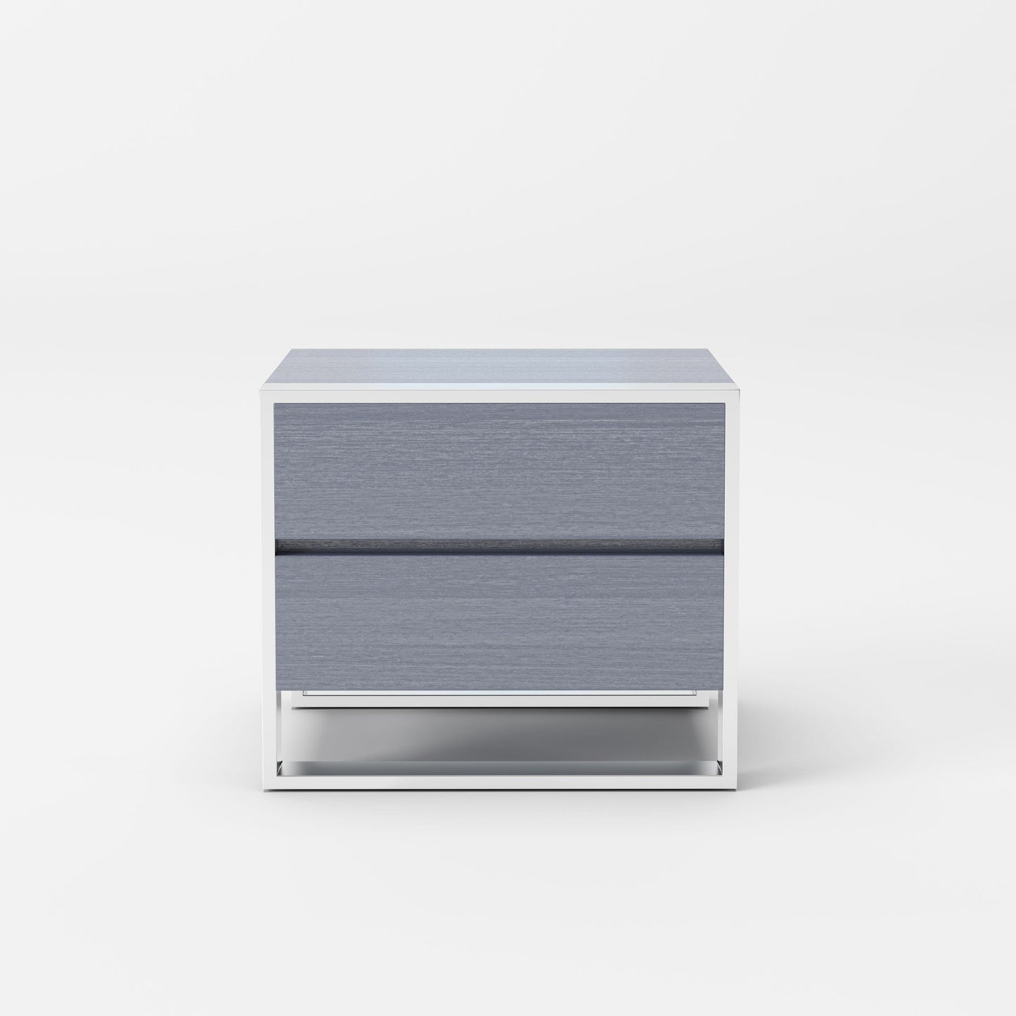 Modrest Jolene - Modern Grey Nightstand