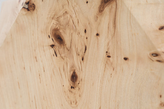 Modrest July - Modern Mapa Burl Round End Table