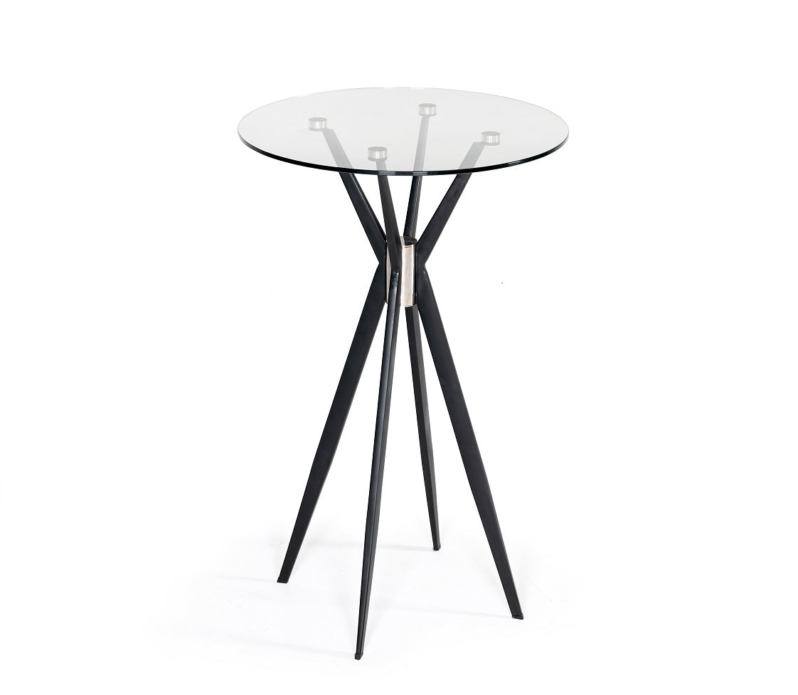 Modrest Kaitlyn - Modern Black Bar Table