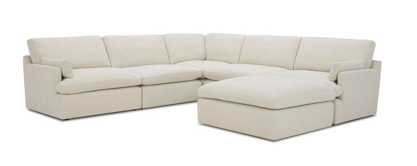 Divani Casa Danica - Modern Beige Sectional Sofa