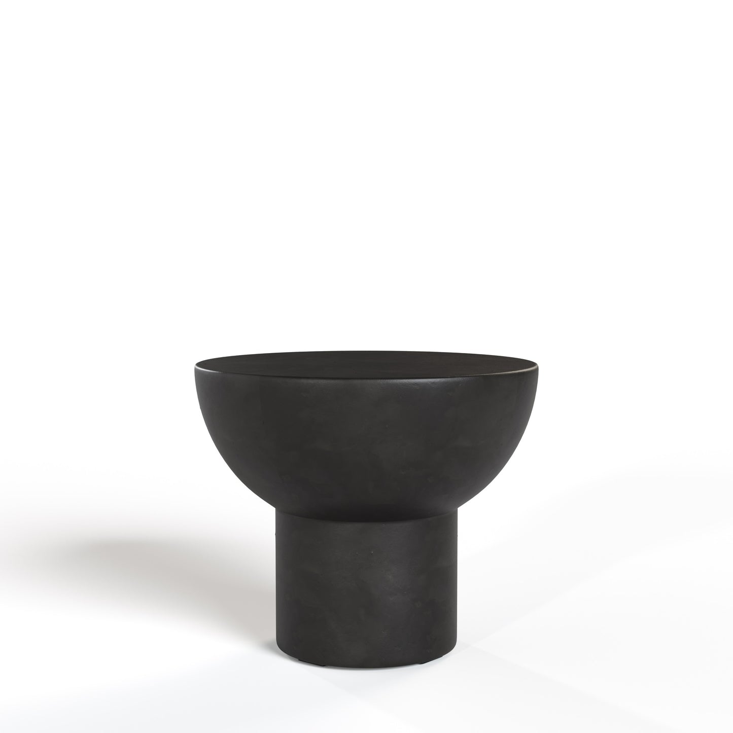 Modrest Fate - Modern Black Concrete End Table