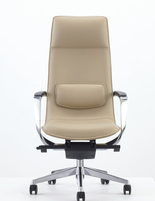 Modrest - Nadella Modern Beige High Back Executive Office Chair