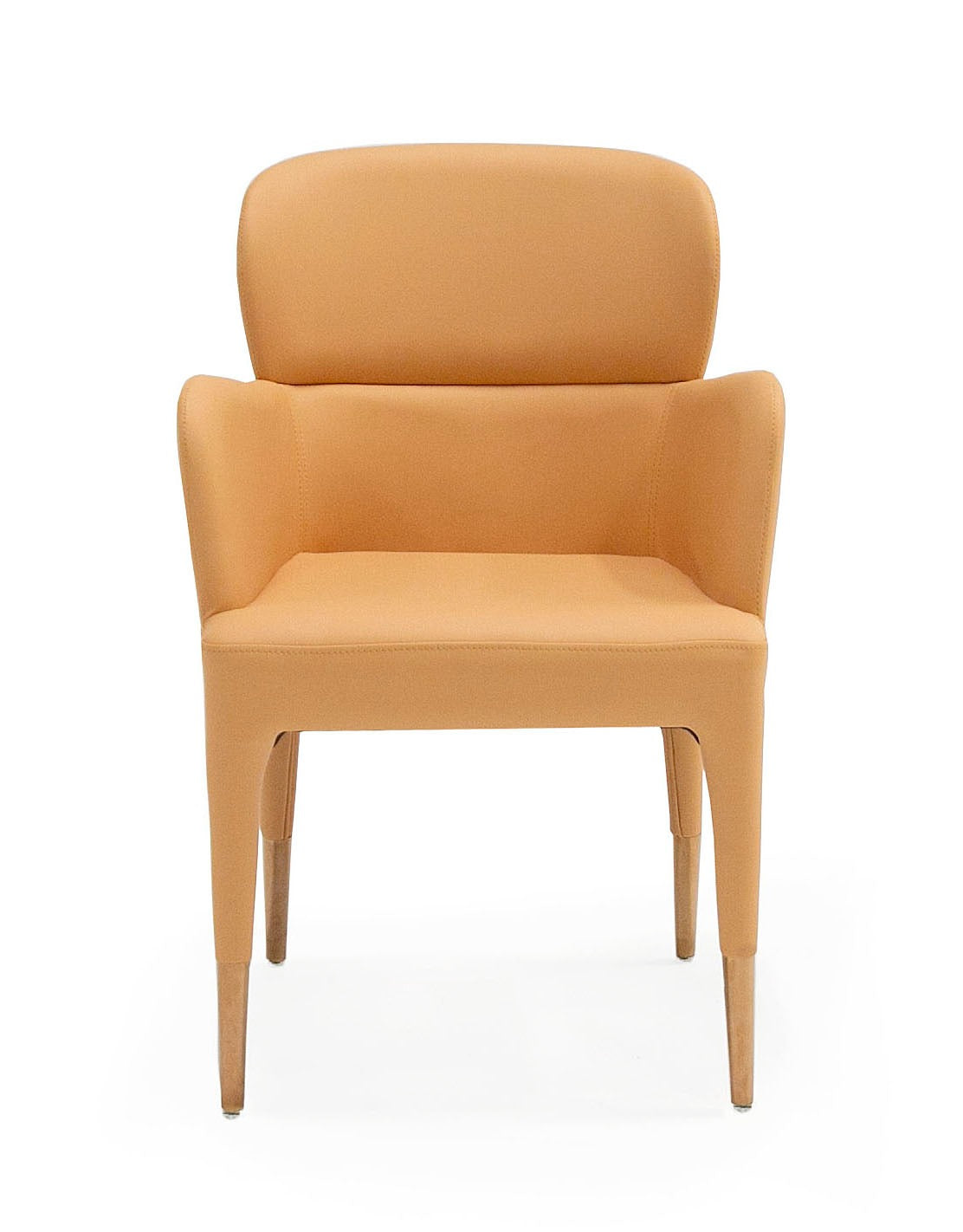 Modrest Ogden - Modern Peach & Rosegold Dining Armchair