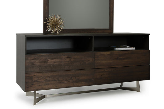 Modrest Wharton Modern Dark Aged Oak Dresser