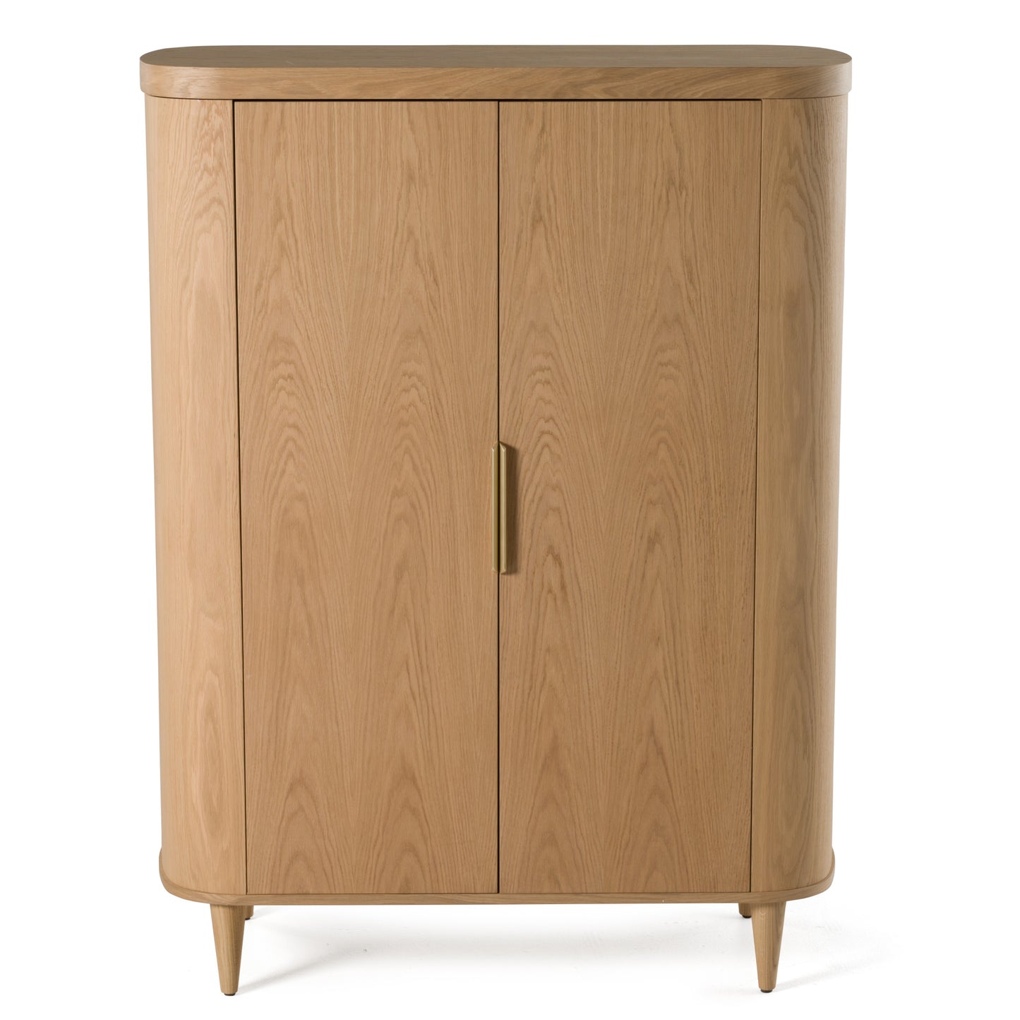 Modrest Richmond - Modern Natural Oak Rounded Tall Buffet