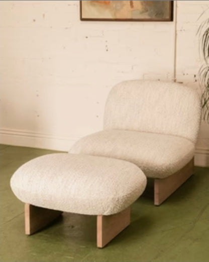 Bella Chair and Ottoman