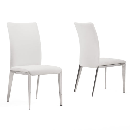 Taryn - Modern White Dining Chair (Set of 2)