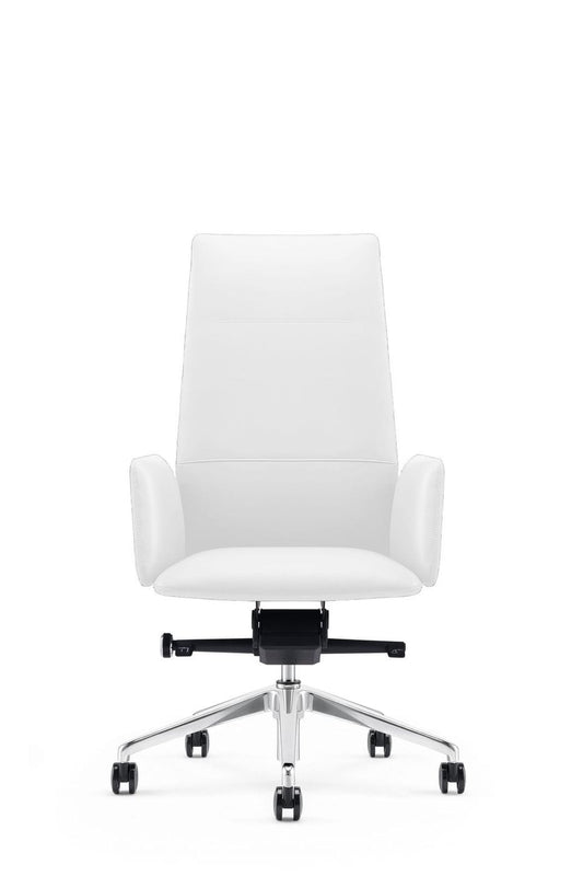 Modrest Tricia - Modern White High Back Executive Office Chair
