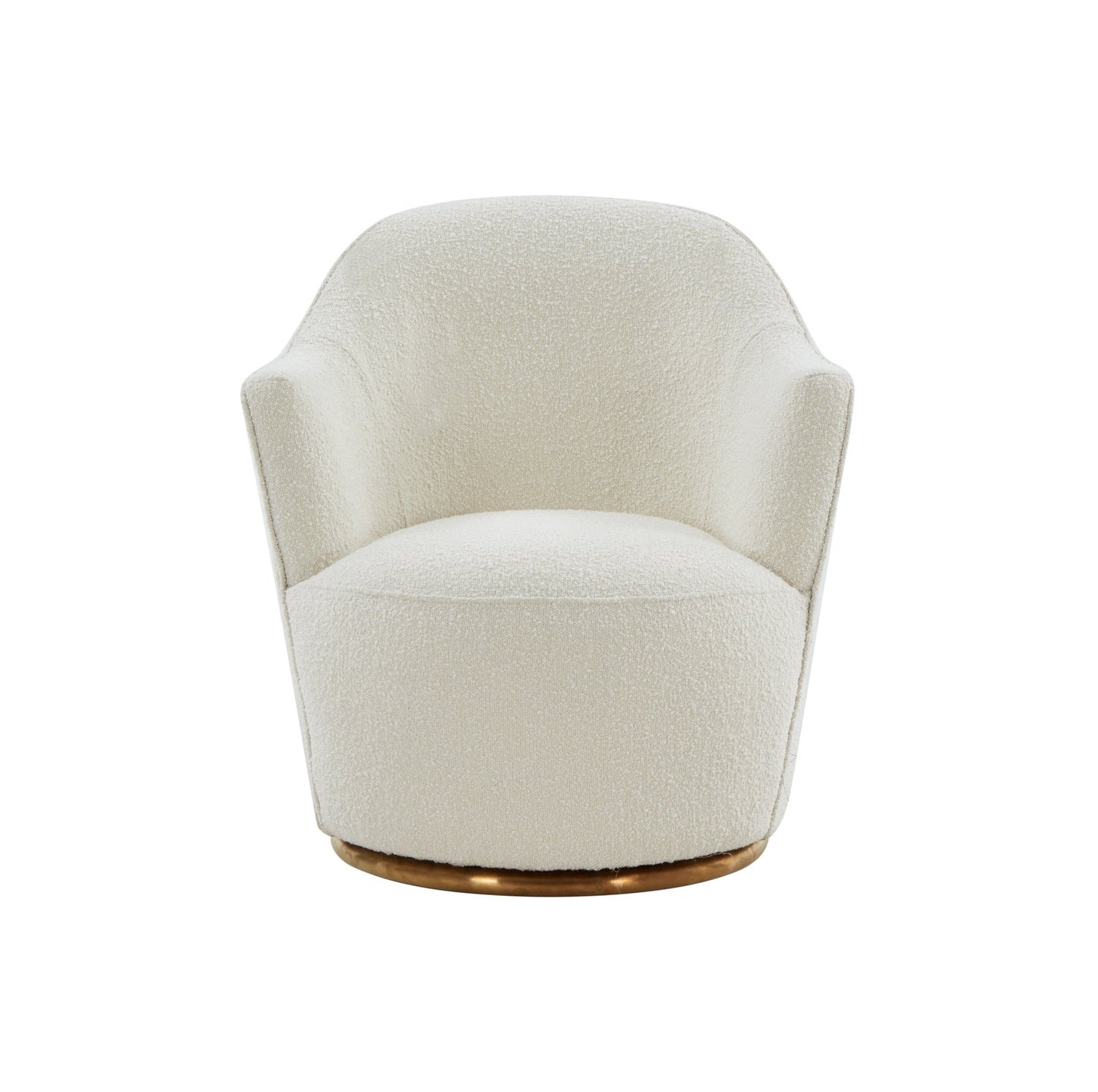 Modrest Vera - Modern Sherpa Swivel Accent Chair